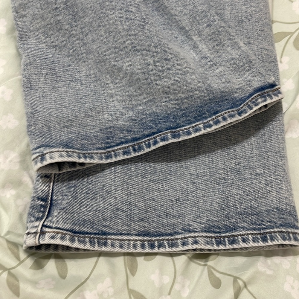 NWOT Express Low rise boot cut jeans light wash size 12 short - Picture 12 of 12